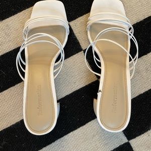 Lightly worn Reformation sandal